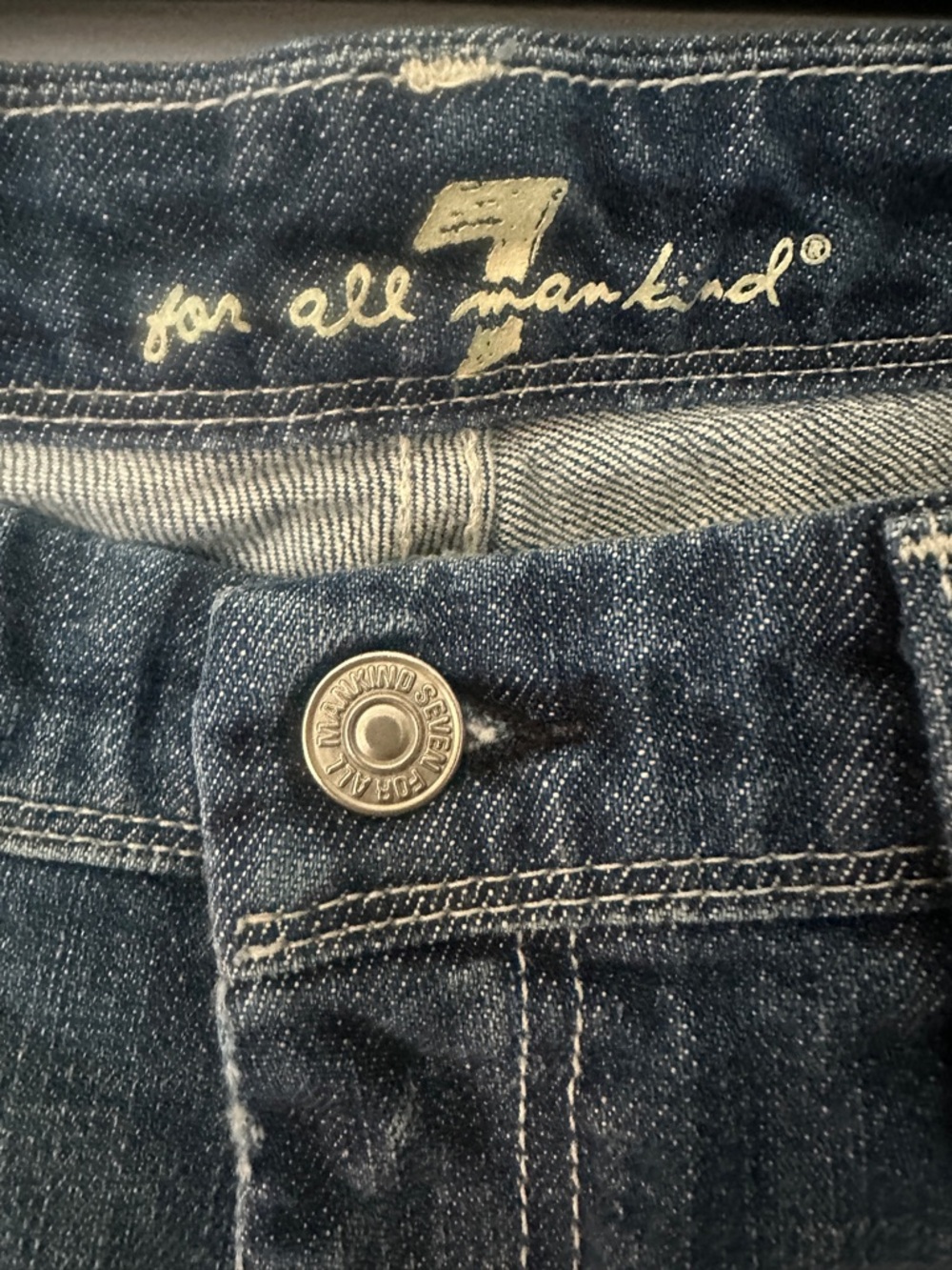 7 For All Mankind Flynt Bootcut Denim Y2K Jeans - Picture 4 of 8